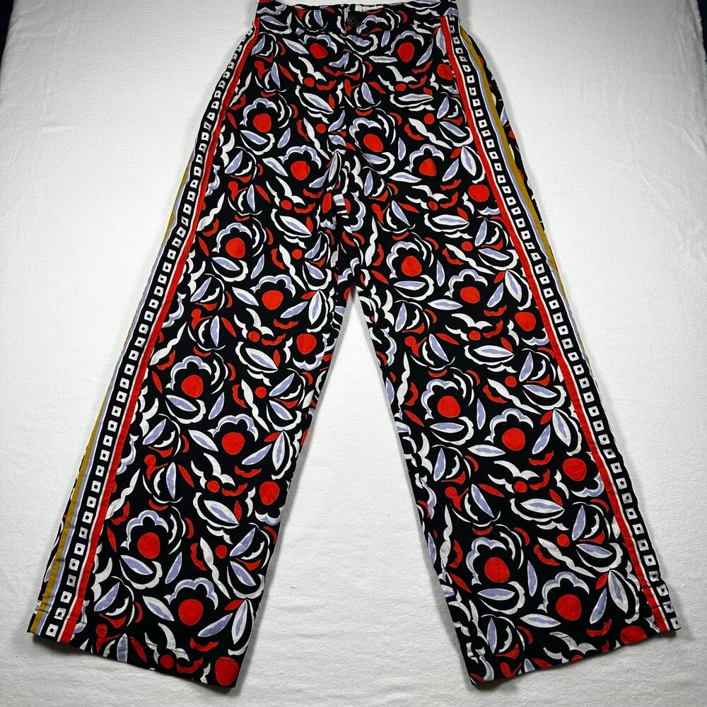 Anthropologie Breezy Wide Leg Print Pants Women 4